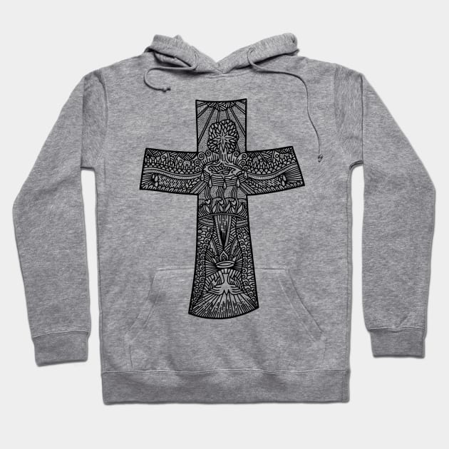 The Cross of the Lord and Savior Jesus Christ Hoodie by Reformer